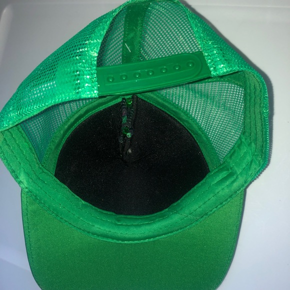 Green Three Leaf Clover Baseball Cap - Picture 3 of 4